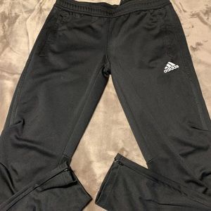 Black adidas soccer pants